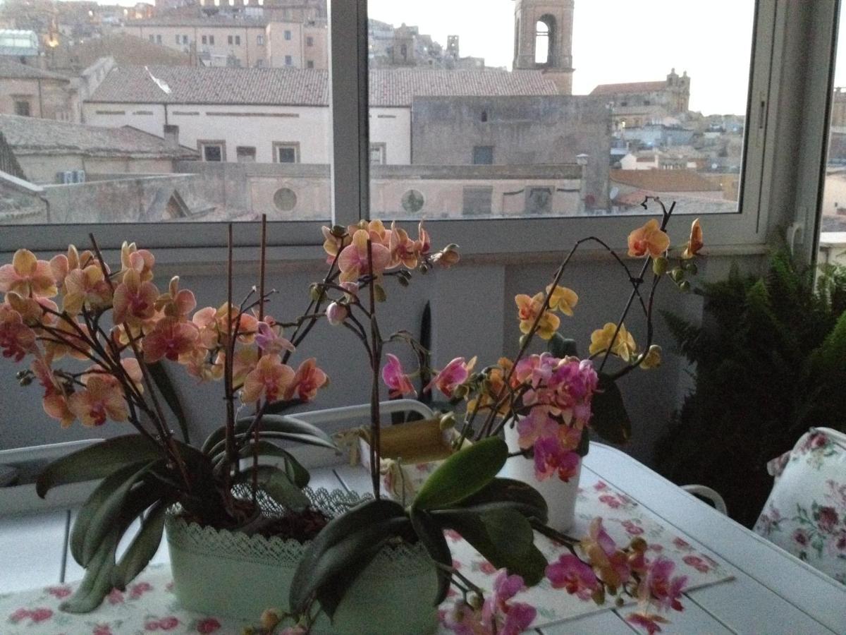 Ferienwohnung Attico Da Rosa Con Vista Spettacolare A 360 Gradi Caltagirone Exterior foto