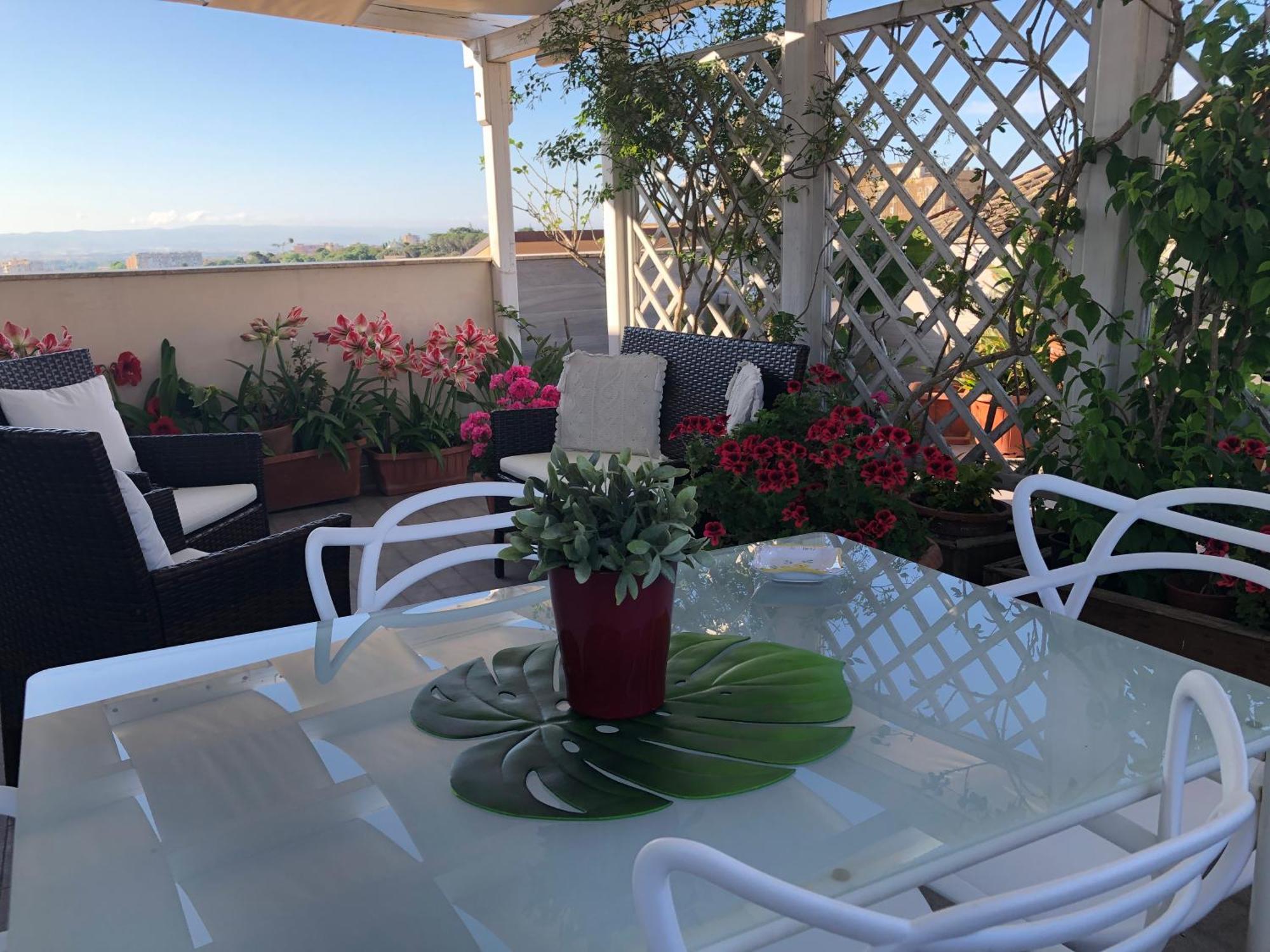 Ferienwohnung Attico Da Rosa Con Vista Spettacolare A 360 Gradi Caltagirone Exterior foto