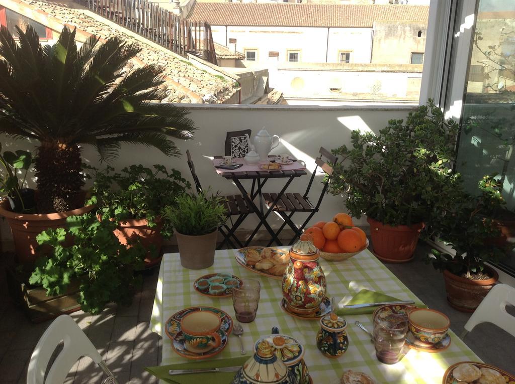 Ferienwohnung Attico Da Rosa Con Vista Spettacolare A 360 Gradi Caltagirone Exterior foto